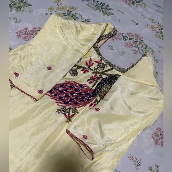 Beautiful peacock design punjabi suit - Picture 7 of 7